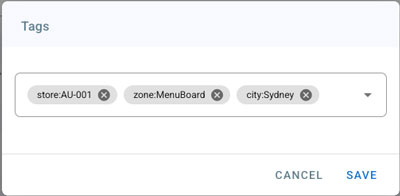 Digital Signage - dynamic-variables-tags